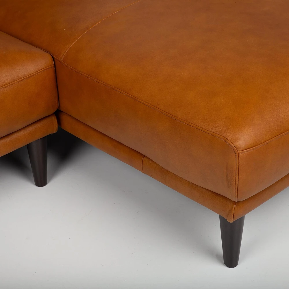 Home4You Kampinė sofa „HAVANNA RC“, konjako rudos spalvos