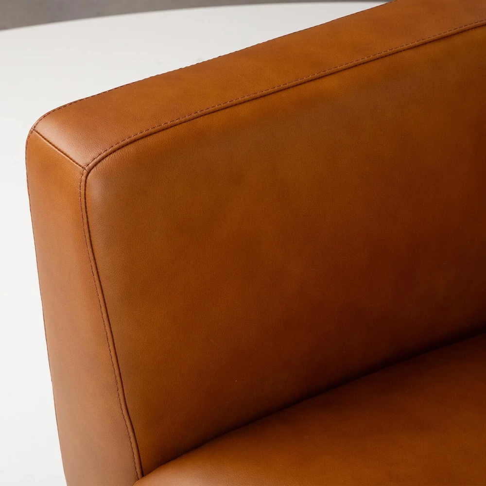 Home4You 3-vietė sofa „HAVANNA“, konjako rudos spalvos
