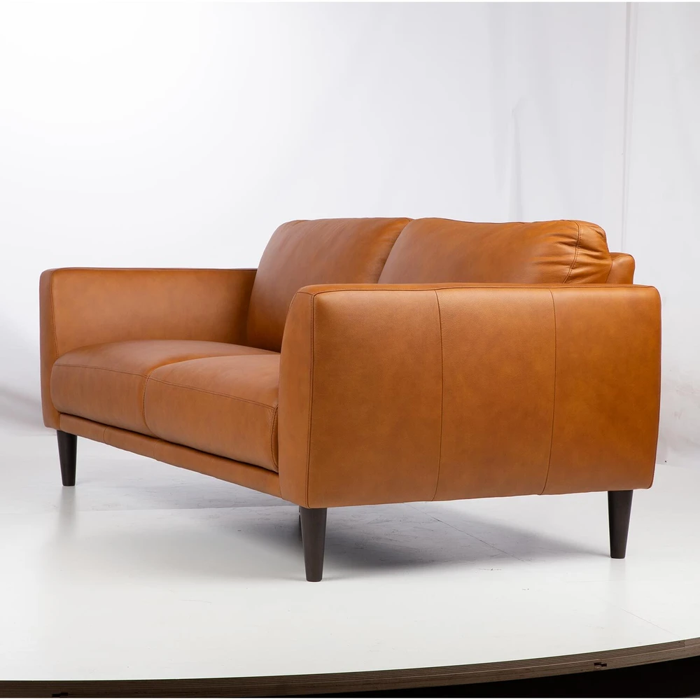 Home4You 3-vietė sofa „HAVANNA“, konjako rudos spalvos