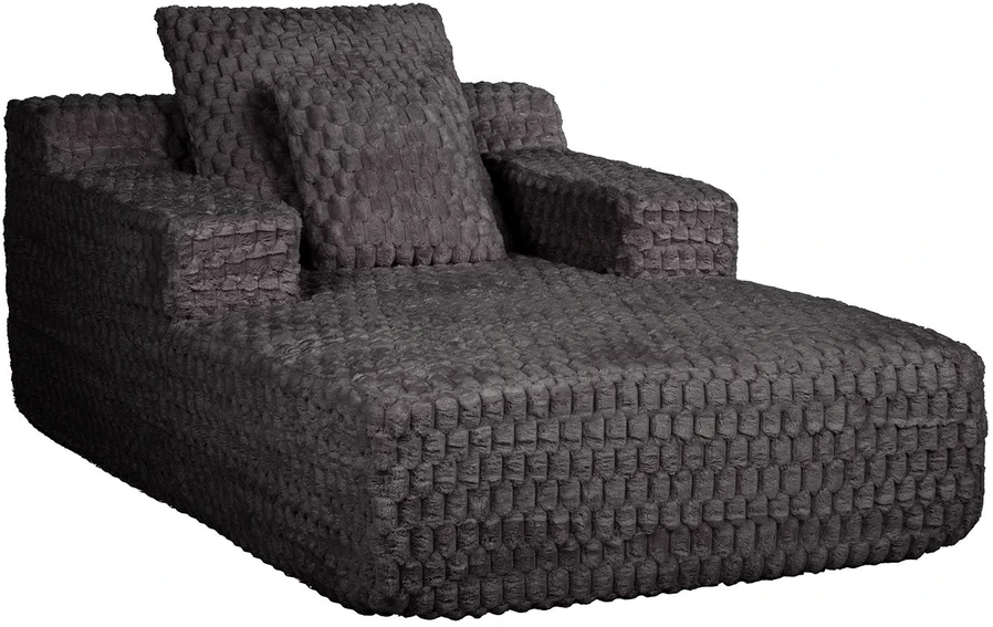 Fotelis Home4You Gulimoji sofa „FIZZY“, tamsiai pilkos spalvos