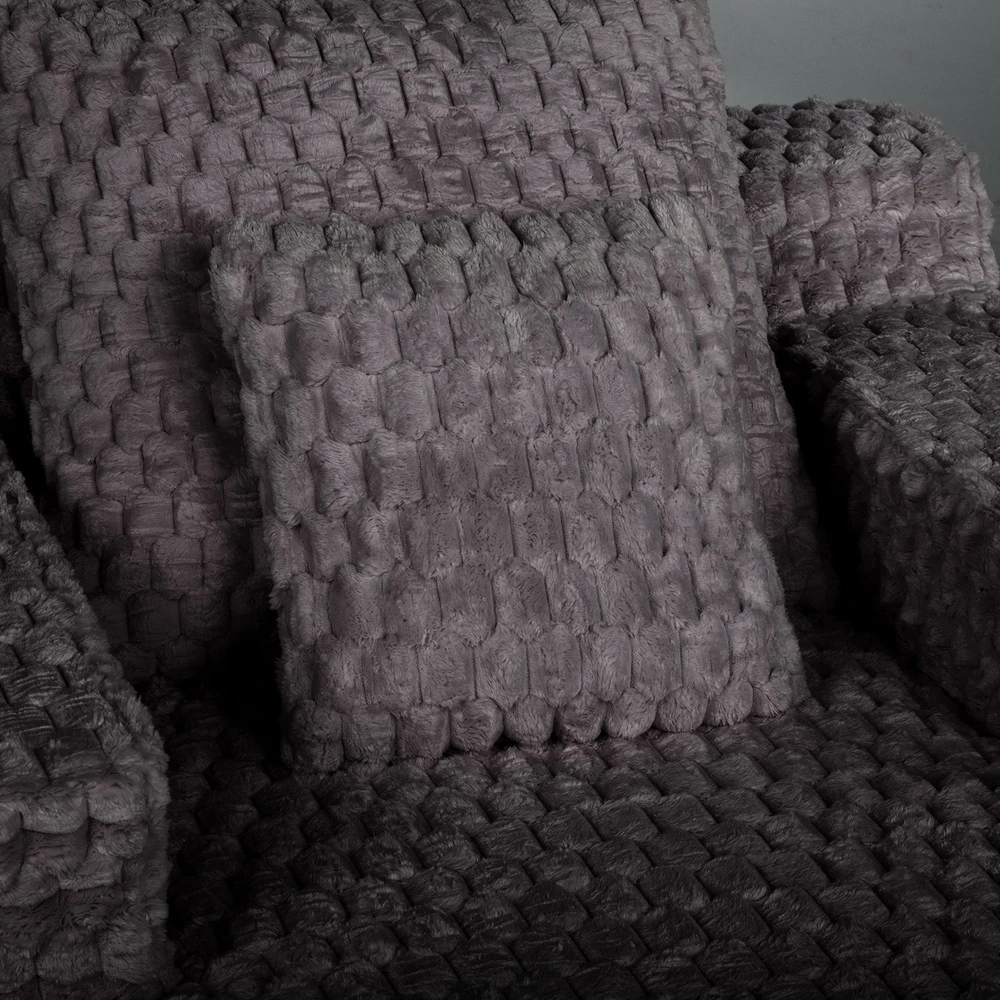 Fotelis Home4You Gulimoji sofa „FIZZY“, tamsiai pilkos spalvos