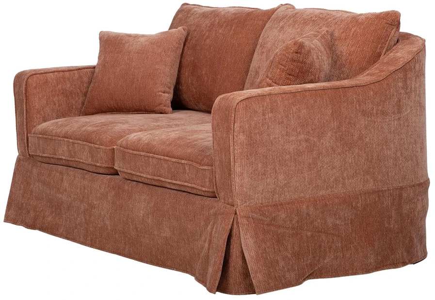 Home4You Dvivietė sofa „SIENNA“, oranžinė