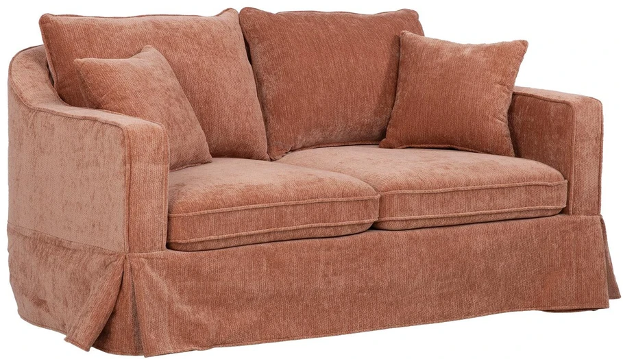 Home4You Dvivietė sofa „SIENNA“, oranžinė