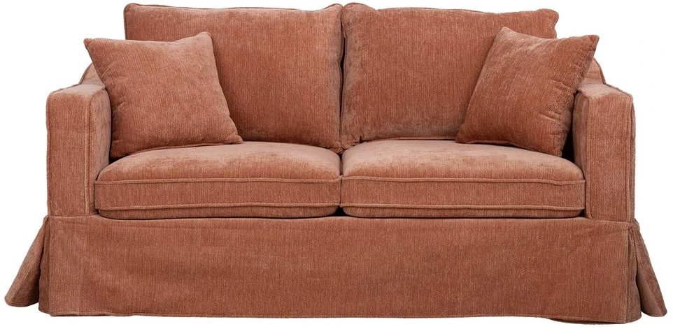 Home4You Dvivietė sofa „SIENNA“, oranžinė