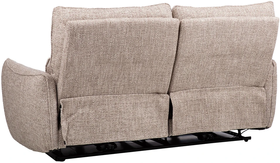 Lova Home4You 3-vietė atlošiamoji sofa „BASTIAN“ su elektriniu mechanizmu, smėlio spalvos