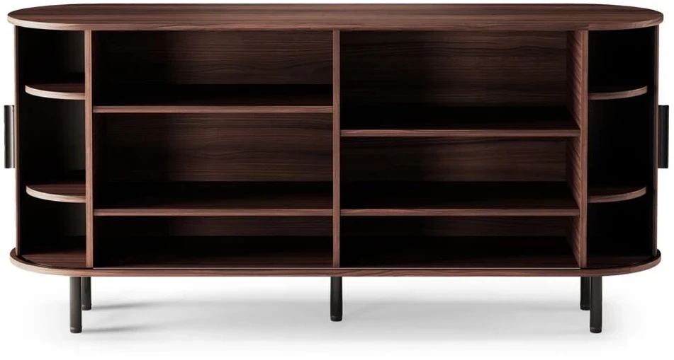 TV staliukas Novanook Komoda, EPIQUE, 75x160x40 cm, Riešutas