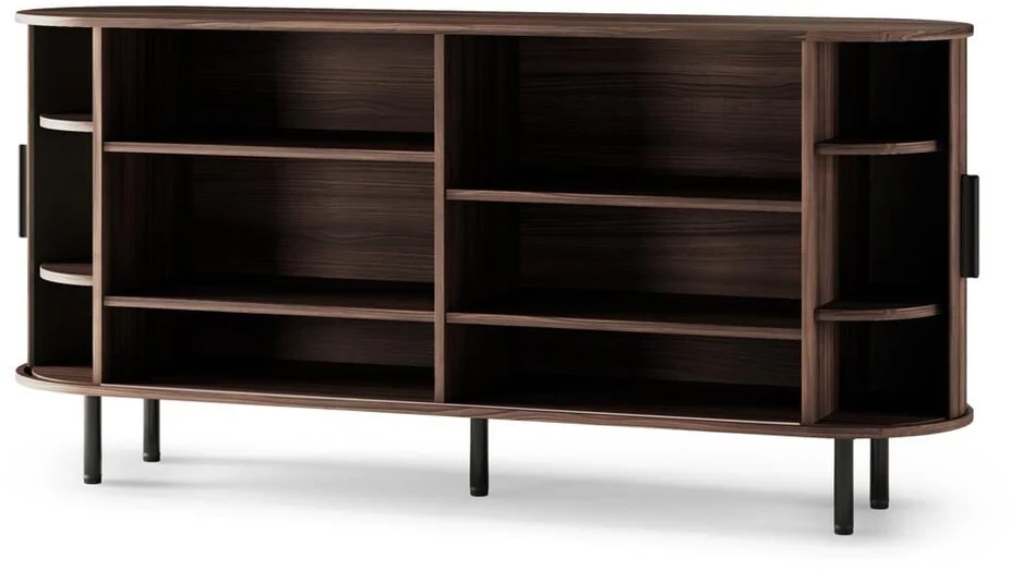 TV staliukas Novanook Komoda, EPIQUE, 75x160x40 cm, Riešutas