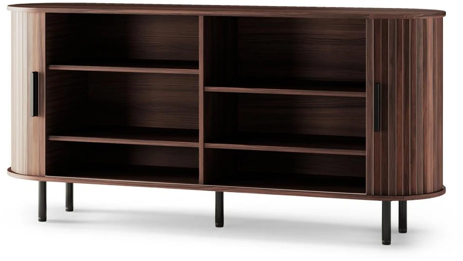 TV staliukas Novanook Komoda, EPIQUE, 75x160x40 cm, Riešutas