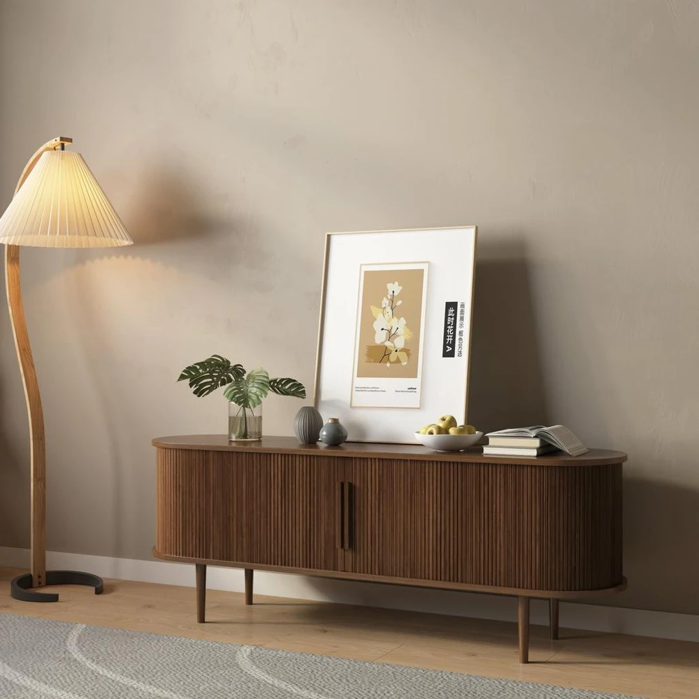 TV staliukas Novanook TV spintelė, ORA, 58x160x40 cm, riešutas