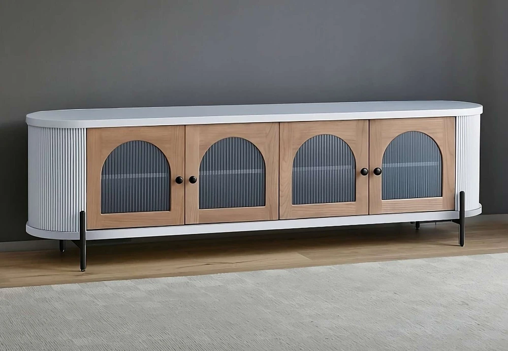 TV staliukas, Stilig, 200 x 60 x 40 cm, šviesiai pilkas