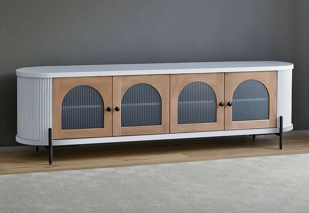 TV staliukas, Stilig, 200 x 60 x 40 cm, šviesiai pilkas