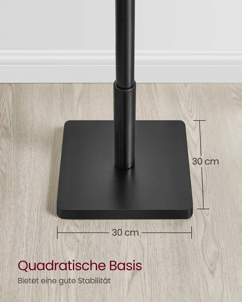 Songmics Vasagle Drabužių stovas medžio formos 8 kabliukai debesis balta