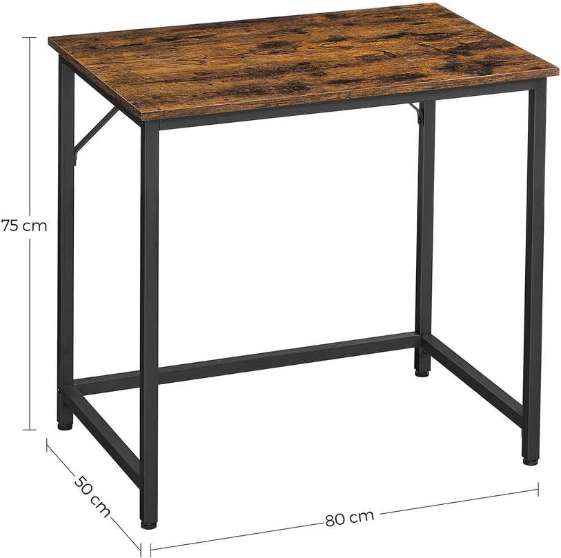 Songmics Rašomasis stalas VASAGLE 80x50x75 cm