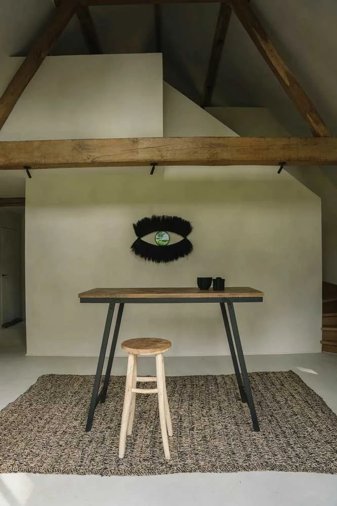 Bazaar Veidrodis, juoda akis, 0,02x1x0,6 m, juoda