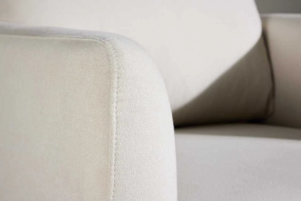 Fotelis Venture Design 1-vietės sofa, Dangus, 86x87x68 cm, Balta