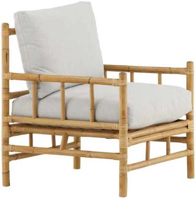 Venture Design 1-vietės sofa, šiaudinė, 77x88x78 cm, šviesiai pilka