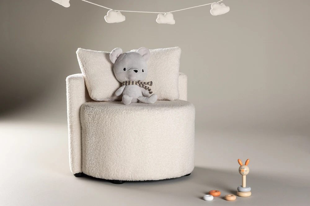 Venture Design 2-vietė Sofa, Kelso vaikams, 56x55.5 cm, Balta
