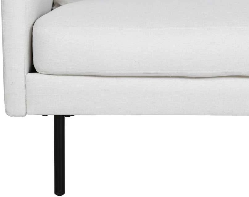 2-vietės sofa, Zoom, 181x54 cm, šviesiai kreminė spalva