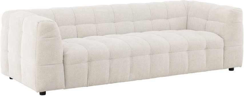 3-vietė sofa, Malou, 98x238x70 cm, kreminė