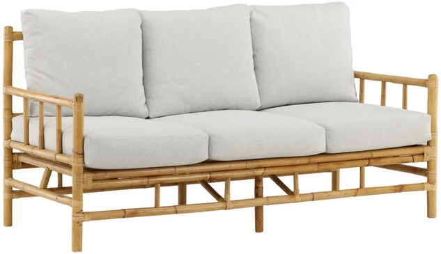 Venture Design 3-vietės sofa, lauko, 77x88x180 cm, natūrali