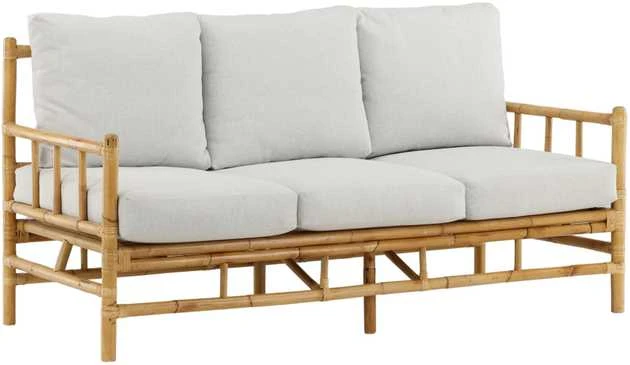 Venture Design 3-vietės sofa, lauko, 77x88x180 cm, natūrali