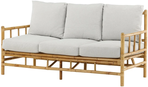 Venture Design 3-vietės sofa, lauko, 77x88x180 cm, natūrali