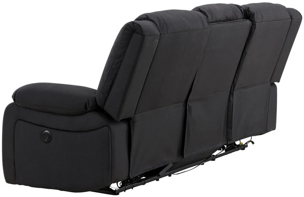 Venture Design 3 vietų atlošiamas sofa Singapore, juoda
