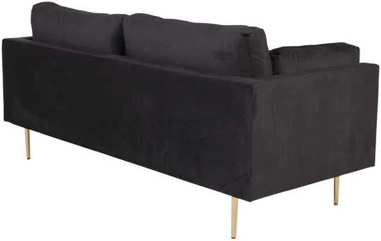Venture Design 3 vietų sofa, Boom, 203x90 cm, Juoda