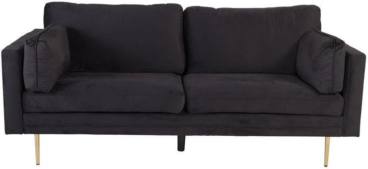 Venture Design 3 vietų sofa, Boom, 203x90 cm, Juoda