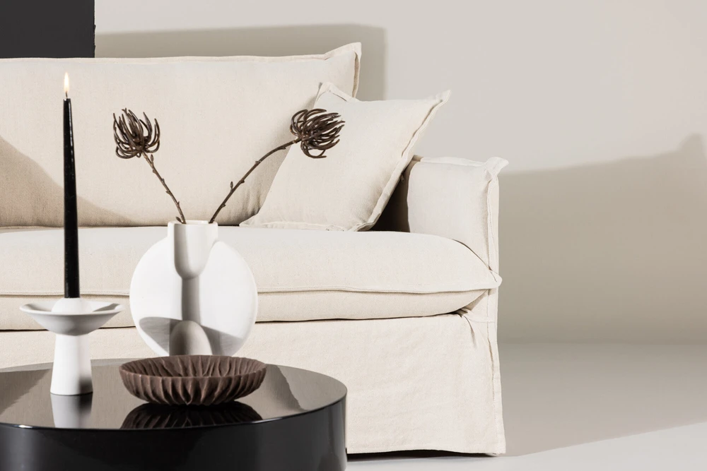 Venture Design 4-vietės Sofa, Nova, 275x90 cm, kreminė