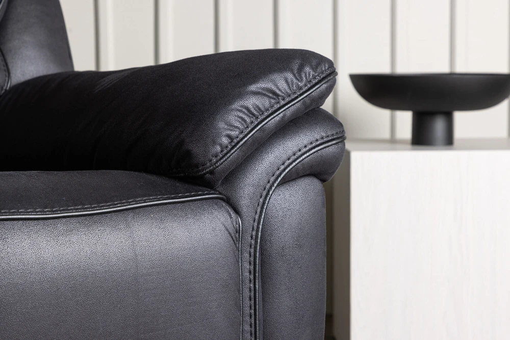Venture Design Atlenkiamas fotelis, Saranda, 99x103x104 cm, Juodas