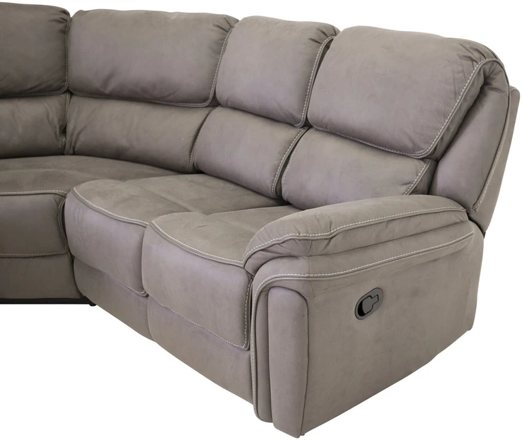 Venture Design Atlenkiamas kampinis sofa „Saranda“, 169x98 cm, pilka