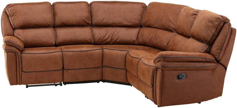 Venture Design Atlenkiamas kampinis sofa „Saranda“, 169x98 cm, ruda