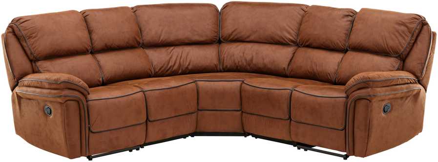 Venture Design Atlenkiamas kampinis sofa „Saranda“, 169x98 cm, ruda