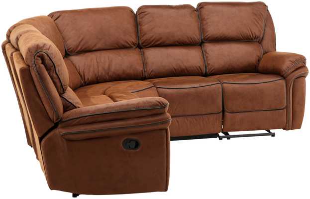 Venture Design Atlenkiamas kampinis sofa „Saranda“, 169x98 cm, ruda