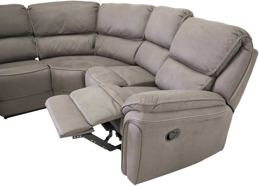 Venture Design Atlenkiamas kampinis sofa „Saranda“, 169x98 cm, pilka