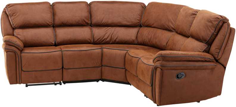 Venture Design Atlenkiamas kampinis sofa „Saranda“, 169x98 cm, ruda