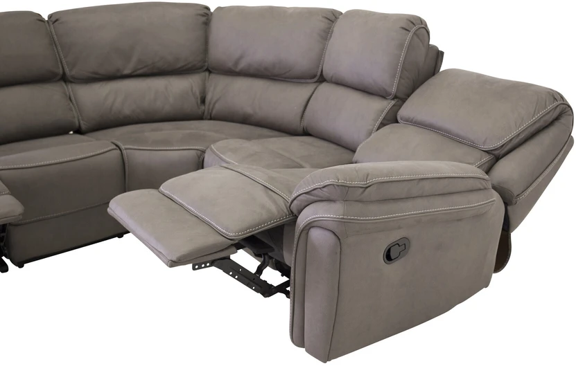 Venture Design Atlenkiamas kampinis sofa „Saranda“, 169x98 cm, pilka