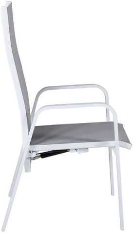 Venture Design Atlenkiamas kėdė, Copacabana 2 vnt., 65x56.5x110 cm, Pilka