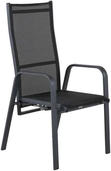 Venture Design Atlenkiamas kėdė, Copacabana 2 vnt., 65x56.5x110 cm, Juoda