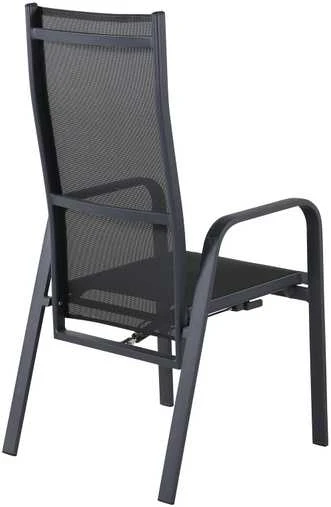 Venture Design Atlenkiamas kėdė, Copacabana 2 vnt., 65x56.5x110 cm, Juoda
