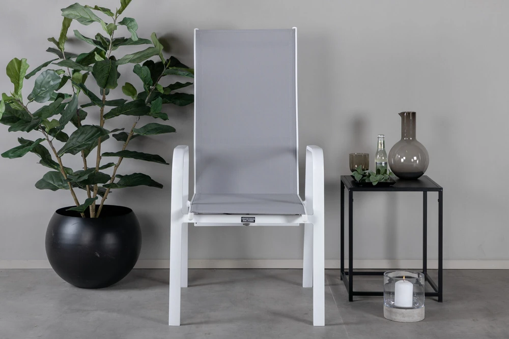 Venture Design Atlenkiamas kėdė, Copacabana 2 vnt., 65x56.5x110 cm, Pilka