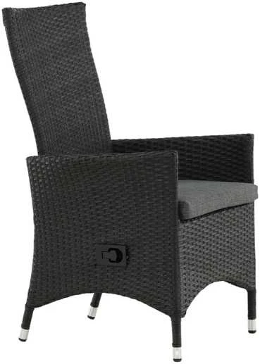 Venture Design Atlenkiamas kėdė, Padova, 69x62x110 cm, Juoda