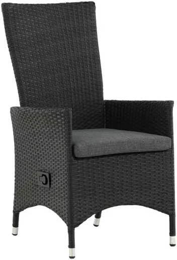 Venture Design Atlenkiamas kėdė, Padova, 69x62x110 cm, Juoda