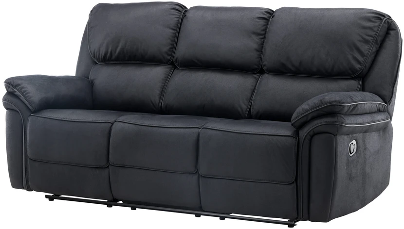 Venture Design Atlenkiamas sofa „Saranda“, 228x99 cm, juoda