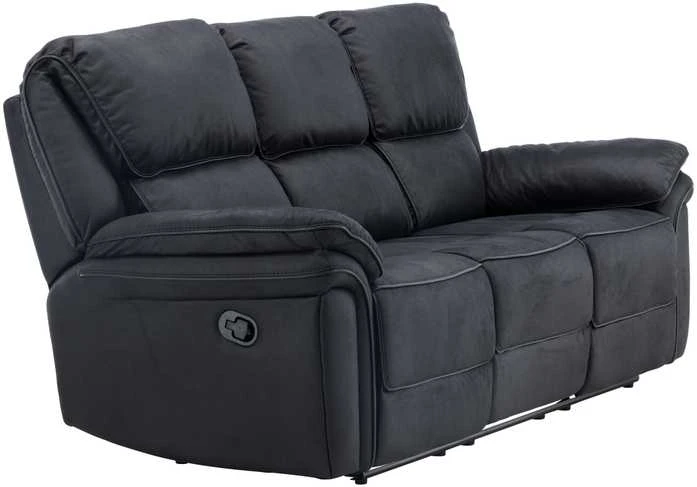 Venture Design Atlenkiamas sofa „Saranda“, 228x99 cm, juoda