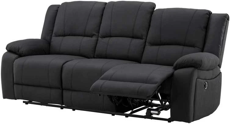 Venture Design Atlenkiamas sofa, Singapūras, 96x218x100 cm, Juoda