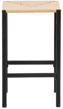 Venture Design Aukštas baro kėdė, Polly 2 vnt., 40x45x66 cm, Juoda/Natūrali