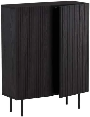 Venture Design Aukštas spintelės stalčius, Björkön, 80x103 cm, Juoda