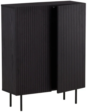 Venture Design Aukštas spintelės stalčius, Björkön, 80x103 cm, Juoda